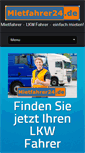 Mobile Screenshot of mietfahrer24.de