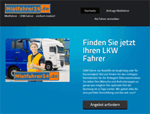 Tablet Screenshot of mietfahrer24.de
